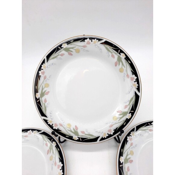 Vintage Crown Ming Fine China Michelle Jian Shiang Set Of 4 Salad Plates - Picture 4 of 7